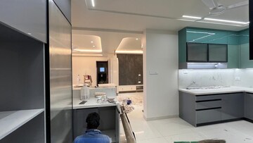 Kitchen in 3 BHK Apartment at Aparna Luxor Park, Kondapur – for Rent