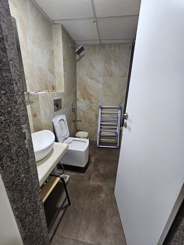 Bathroom in 1 BHK Apartment at Kanakia Silicon Valley, Powai – for Rent