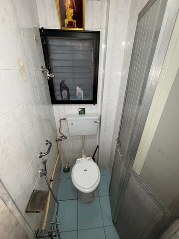 Bathroom in 1 BHK Apartment at Airoli Sector 9a – for Rent