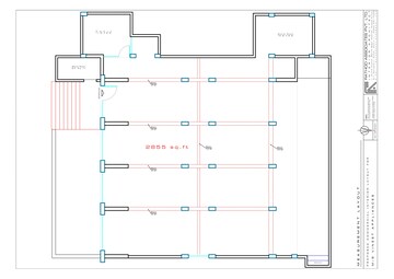 Floor Plan in  Shop at Canada Corner – for Rent