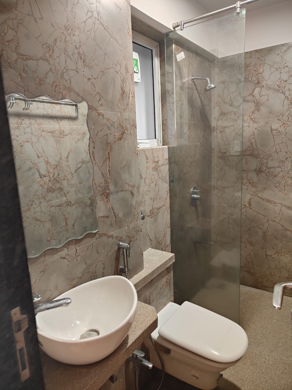 Bathroom in 2 BHK Apartment at Thapar Suburbia, Chembur – for Rent