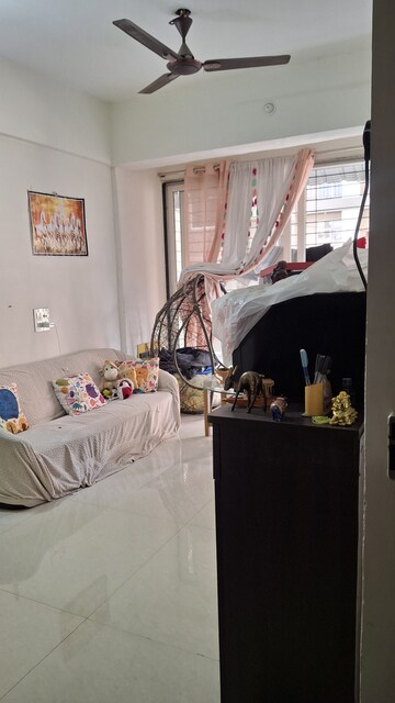 Living Room in 1 BHK Apartment at Mahavir Neelkanth Majestic, Ulwe Sector 18 – for Rent