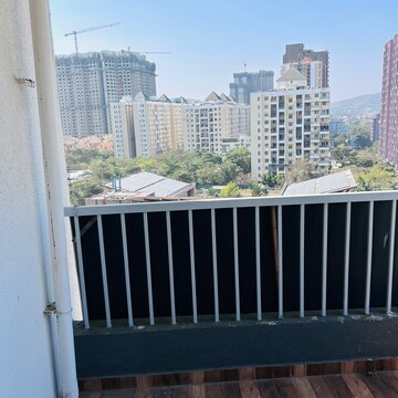 Balcony in 3 BHK Apartment at Mohannagar CHS, Veerabhadra Nagar – for Sale