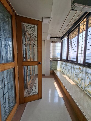 Balcony in 4 BHK Penthouse at Kharghar Landmark CHS, Kharghar – for Rent