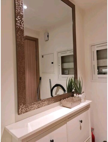 Bathroom in 2 BHK Apartment at Rustomjee Urbania Azziano, Thane West – for Rent