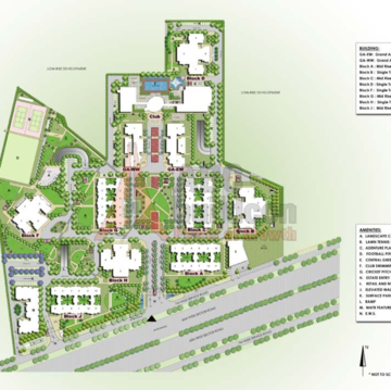 Master Plan in 3 BHK Apartment at Ireo The Grand Arch, Sector 58 – for Sale