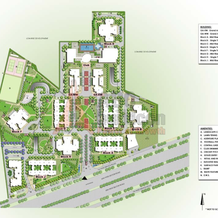 Master Plan, ireo-the-grand-arch 3 Bedroom 2164 Sq.Ft. Apartment In Sector 58 Gurgaon 9746892