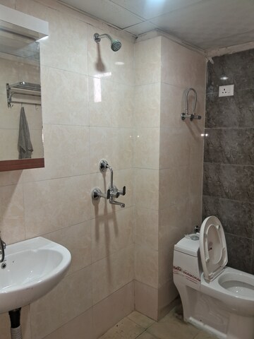 Bathroom in 1 RK Apartment at Mittal Rajnagar Residency, Raj Nagar Extension – for Rent