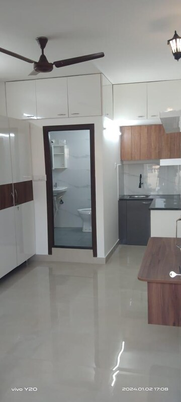 Kitchen in 1 RK Independent House at Koramangala – for Rent