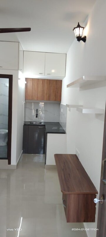 Kitchen in 1 RK Independent House at Koramangala – for Rent