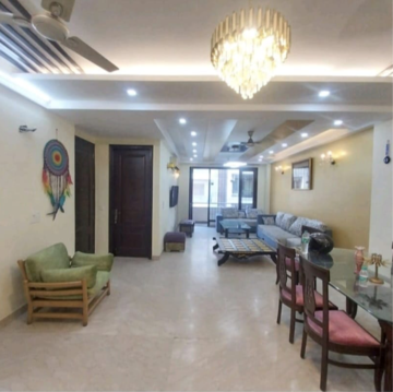 Living Room in 2 BHK Builder Floor at Saket – for Rent