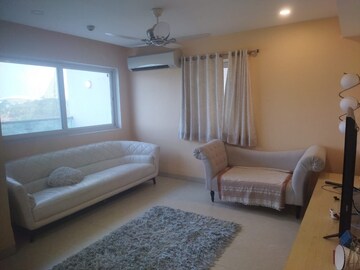 Living Room in 4 BHK Apartment at Golf Edge, Gachibowli – for Rent