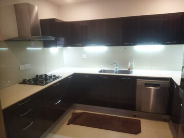 Kitchen in 4 BHK Apartment at Golf Edge, Gachibowli – for Rent