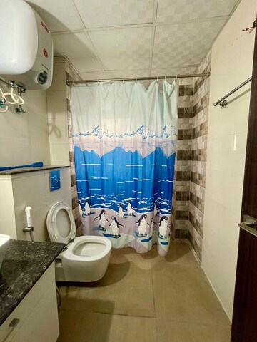 Bathroom in 4 BHK Apartment at Barnala Green Lotus Avenue, Ambala Highway – for Rent