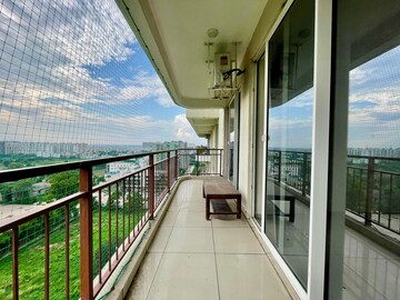 Balcony in 4 BHK Apartment at Barnala Green Lotus Avenue, Ambala Highway – for Rent