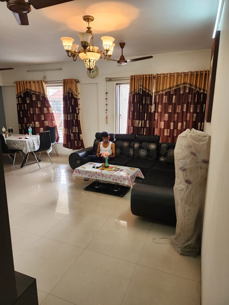 Living Room, phadnis-sahil-serene 3 Bedroom 1390 Sq.Ft. Apartment In Baner Pune 9748281