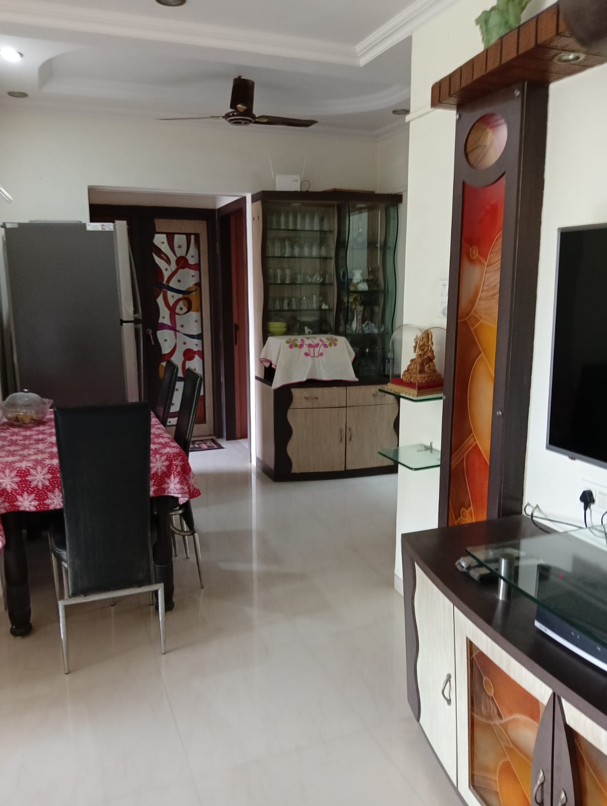 Living Room in 3 BHK Apartment at Skyrise Apartments, Chembur – for Sale