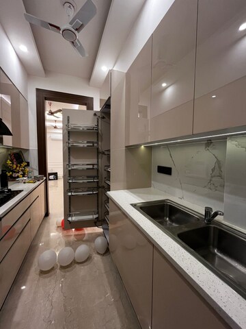 Kitchen in 3 BHK Apartment at Raj One Good Earth, Sector 71 – for Rent