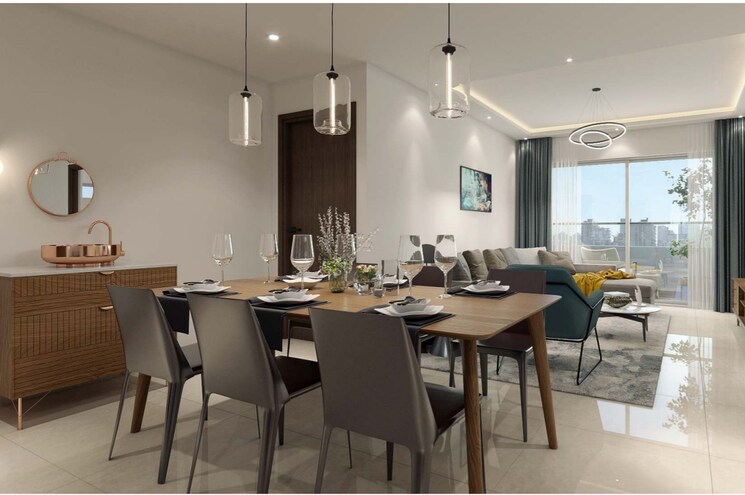 Dining area, kokapet 4 Bedroom 7460 Sq.Ft. Apartment In Kokapet Hyderabad 9748852