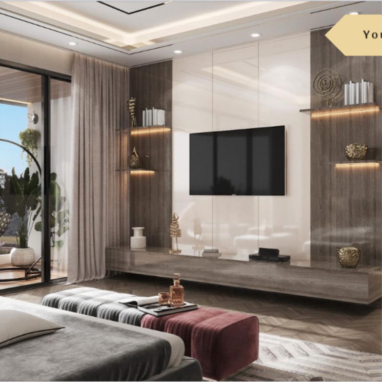 Living Room, 4s-the-aurrum 3 Bedroom 2407 Sq.Ft. Apartment In Sector 59 Gurgaon 9748891