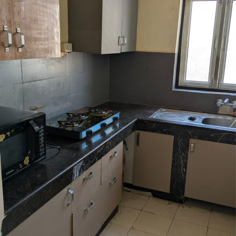 Kitchen, shree-vardhman-mantra 2 Bedroom 800 Sq.Ft. Apartment In Ramgarh Dhani Gurgaon 9749121