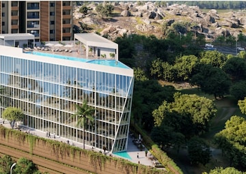 Balcony in 3 BHK Apartment at Puppalaguda – for Sale