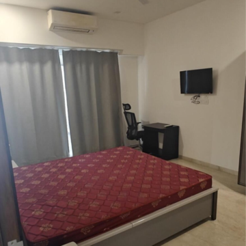 Bedroom in 3 BHK Apartment at Lokhandwala Minerva Mahalaxmi, Arthur rd – for Rent
