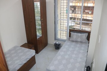 Bedroom in 2 BHK Independent House at Chandak 34 Park Estate, Goregaon West – for Rent