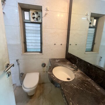 Bathroom in 2.5 BHK Apartment at Kalpataru Towers, Defence Colony – for Rent