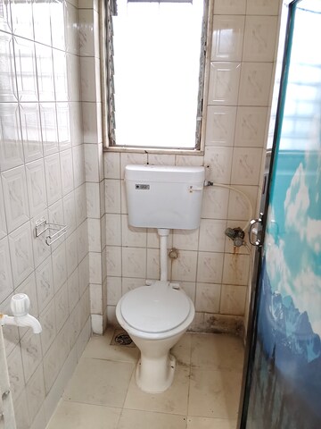 Attached Bathroom in 1 BHK Apartment at Kamla Nagar CHS, Kandivali West – for Rent