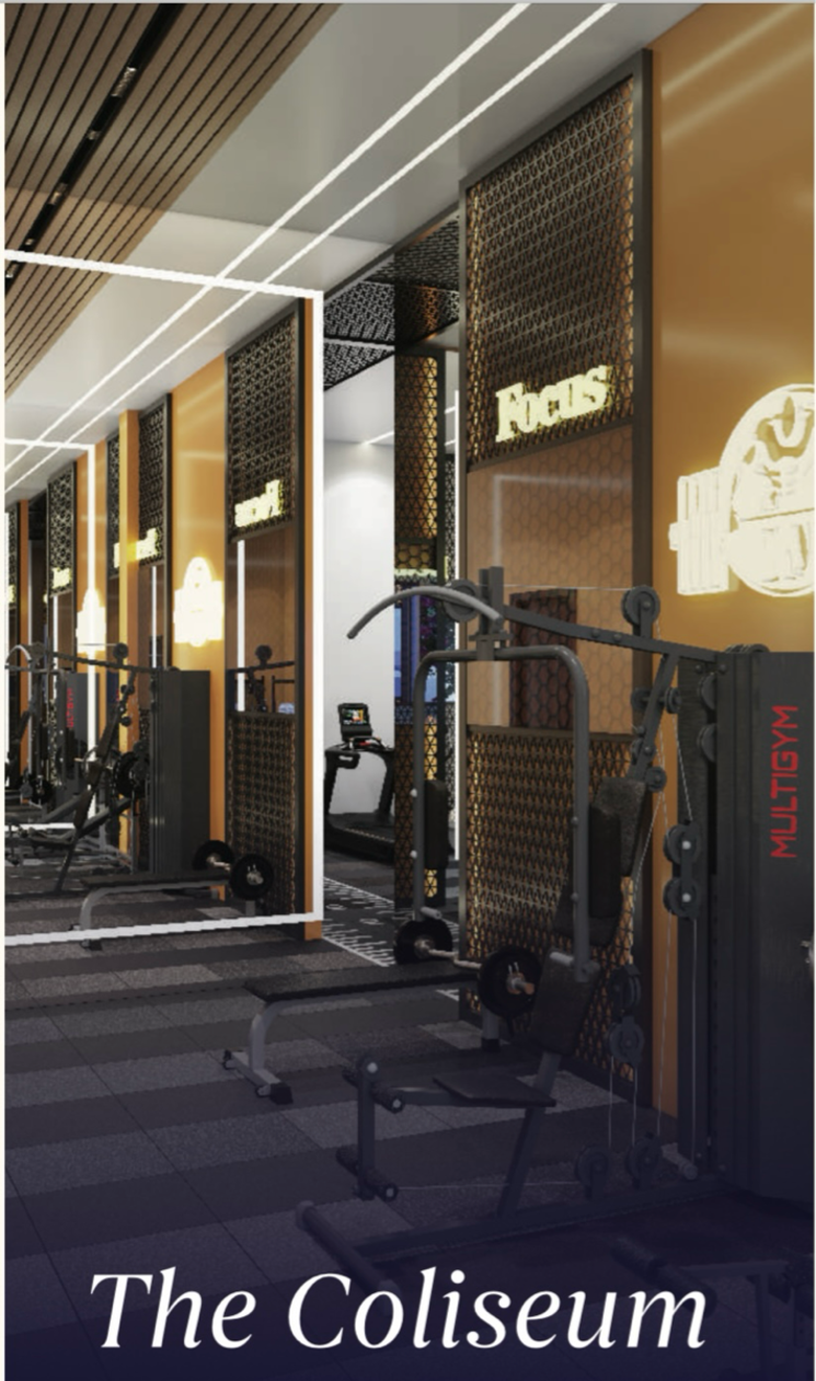 Gym, juhi-empressa 2 Bedroom 750 Sq.Ft. Apartment In Palm Beach Navi Mumbai 9749580