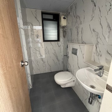 Bathroom in 2 BHK Apartment at Lodha Palava Crown, Hedutane – for Rent