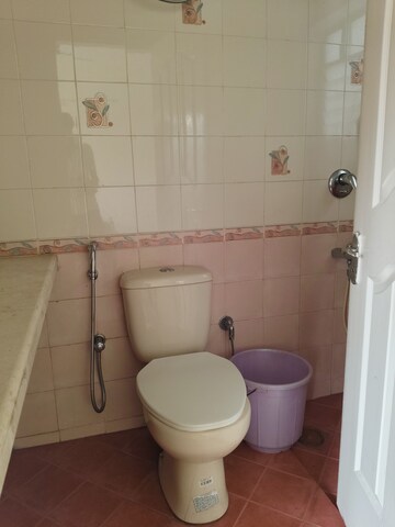 Bathroom in 3 BHK Apartment at Clover Park View, Koregaon Park – for Rent