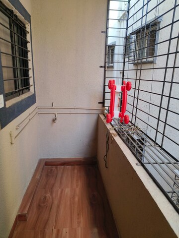 Balcony in 1 RK Apartment at Wadgaon Sheri – for Rent