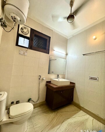 Bathroom in 1 RK Apartment at Apex Anuradha Apartments, Paschim Vihar – for Rent