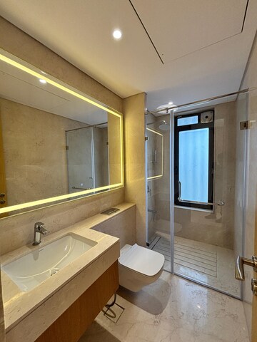 Living Room in 4 BHK Apartment at Rustomjee Parishram, Pali Hill – for Rent