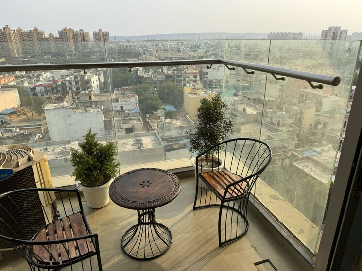 Balcony, m3m-one-key-resiments Studio 606 Sq.Ft. Apartment In Sector 67 Gurgaon 9750320
