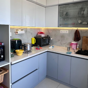 Kitchen in 2 BHK Apartment at Thanisandra – for Rent