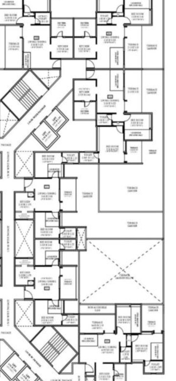 Floor Plan in 2 BHK Apartment at Saheel Itrend Life, Wakad – for Sale