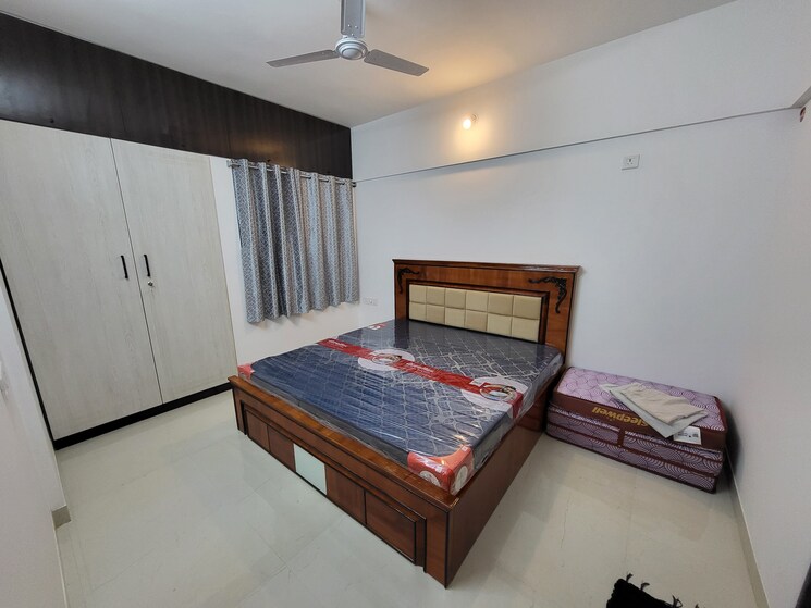 Bedroom, manmohan-park 2 Bedroom 900 Sq.Ft. Apartment In Bibwewadi Pune 9750635