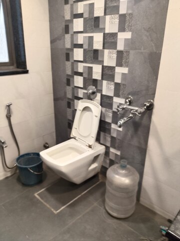 Bathroom in 1 BHK Apartment at DGS Sheetal Dwar, Malad East – for Rent