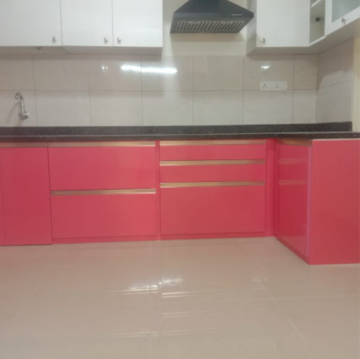 Kitchen in 2.5 BHK Apartment at Mantri Lithos, Thanisandra – for Rent