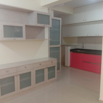 Kitchen in 2.5 BHK Apartment at Mantri Lithos, Thanisandra – for Rent
