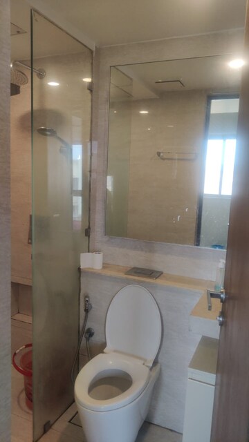 Bathroom in 1 BHK Apartment at Hiranandani Zen Maple, Powai – for Rent