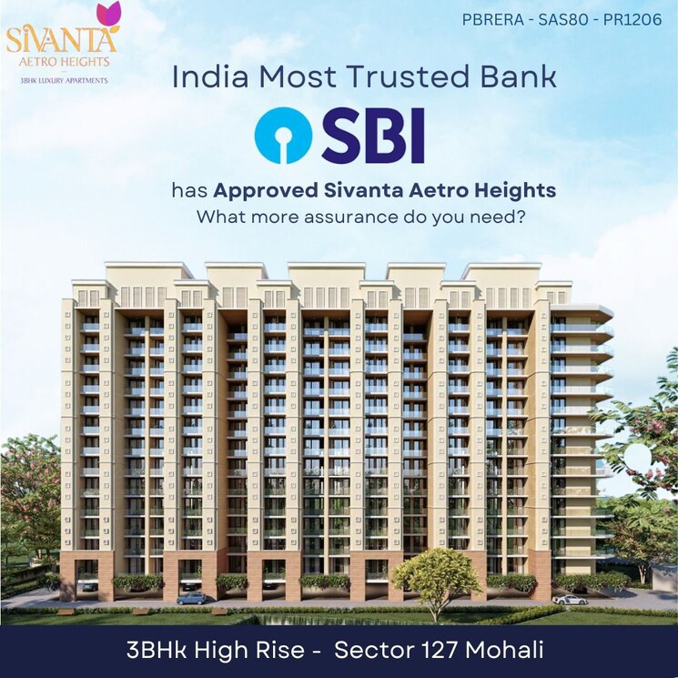 Exterior View, sivanta-residency 3 Bedroom 1700 Sq.Ft. Apartment In Mohali Sector 127 Chandigarh 9750914