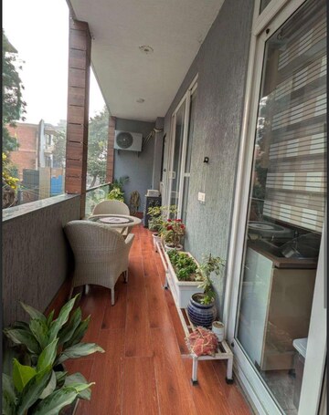 Balcony in 3 BHK Builder Floor at Empire Floors, Sector 57 – for Rent