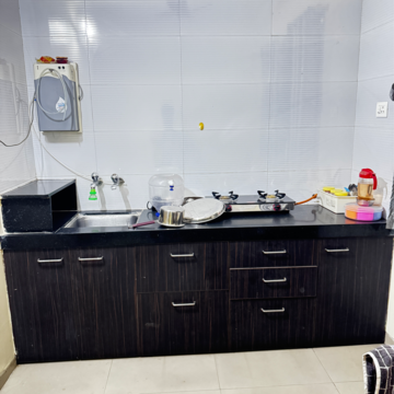 Kitchen in Studio Apartment at Goel Ganga Orchard, Mundhwa Road – for Rent