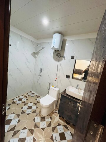 Bathroom in 1 RK Builder Floor at Freedom Fighters Enclave – for Rent