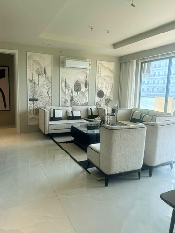 Living Room in 3 BHK Apartment at International Airport Road – for Sale