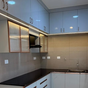 Kitchen in 2 BHK Apartment at Sobha Dream Gardens, Kannur – for Rent